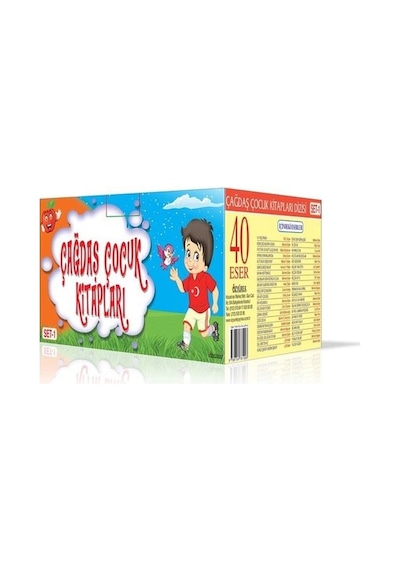 Çağdaş Çocuk Kitapları Dizisi 1 (40 Kitap Kutulu)- Özyürek Yayınevi