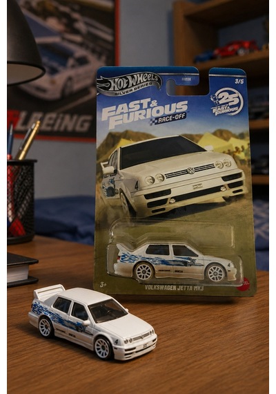 Hot Wheels Volkswagen Jetta Mk3 - Fast & Furious Race-off Özel Seri Metal Oyuncak Araba Çok Renkli