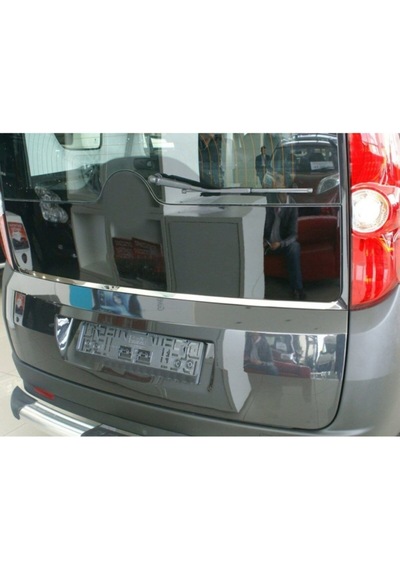 Fiat Doblo Krom Bagaj Camı Alt Çıta 2010- 2023 Paslanmaz Çelik Krom