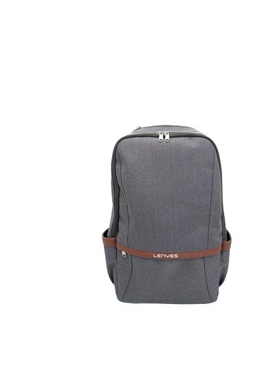 Lenyes Lb545 Rambler Serisi Polyester Kumaş Su Geçirmez Sırt Çantası Gri