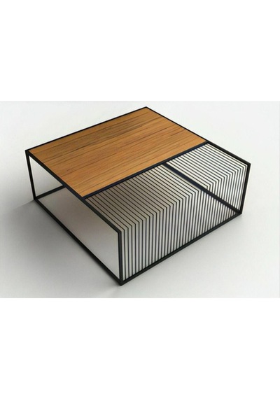 Fbt Mdf Metal Orta Sehpa Kahve Fbt Mdf Metal Orta Sehpa Kahve