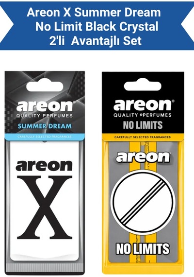 Areon X Summer Dream + No Limit Black Crystal Avantajlı Paket