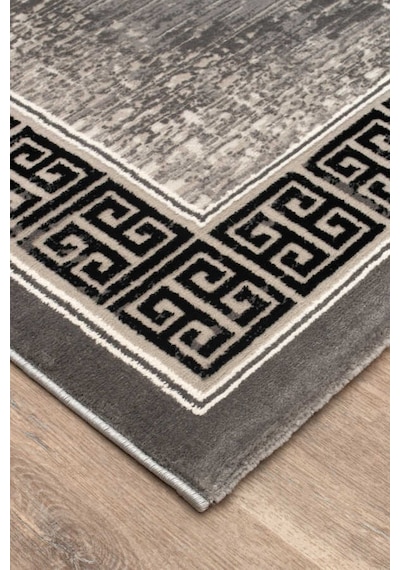 Lynosse Gri Halı Modern Dokuma Halı Yumuşak Oturma Odası Salon Ço gri