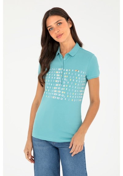 U.S. Polo Assn. Kadın Mint Polo Yaka Tişört 50282885-VR090 U.S. Polo Assn. Kadın Mint Polo Yaka Tişört 50282885-VR090