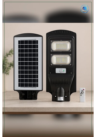 Solar Sokak Lambası 200 W K Sensörlü Kumandalı Güneş Enerjili Led