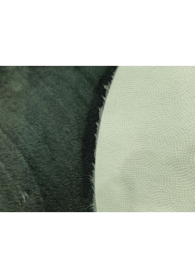 Balat Halı Dekoratif Koyu Gri Peluş Yumuşak Yuvarlak-oval Halı Karışık, Çok Renkli