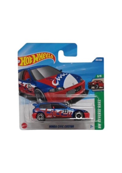 Hot Wheels Honda Civic Custom Oyuncak Araba Çok Renkli