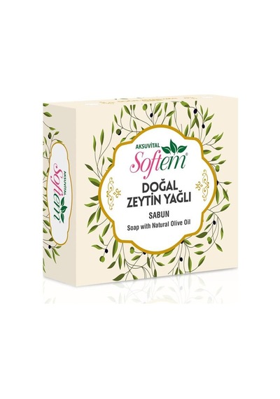 Softem Doğal Zeytinyağlı Katı Bitkisel Sabun 130 G