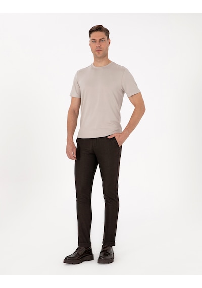 Pierre Cardin Erkek Koyu Kahverengi Pantolon Kanvas-chino 50310829-vr084 Koyu Kahverengi