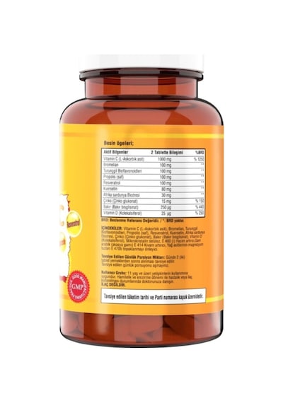 Vitamin C Çinko Propolis 60 Tablet+ Glucosamine Msm 300 Tablet