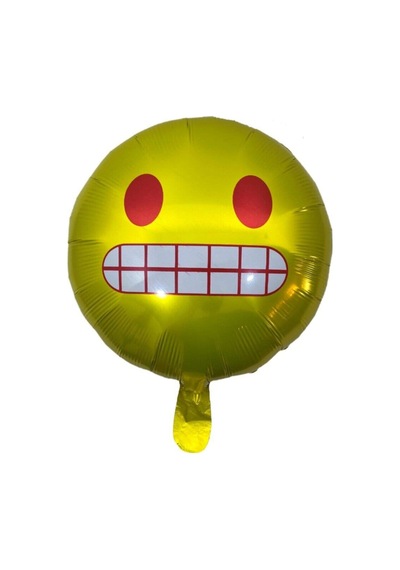 Yüz Figürlü Folyo - Folyo Balon - Emoji Balon - 18 Inç Kahverengi