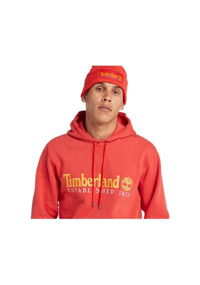 Timberland Ls 50th Anniversary Est. 1973 Erkek Turuncu Kapüşonlu Sweatshirt TB0A6S5WED61 Turuncu