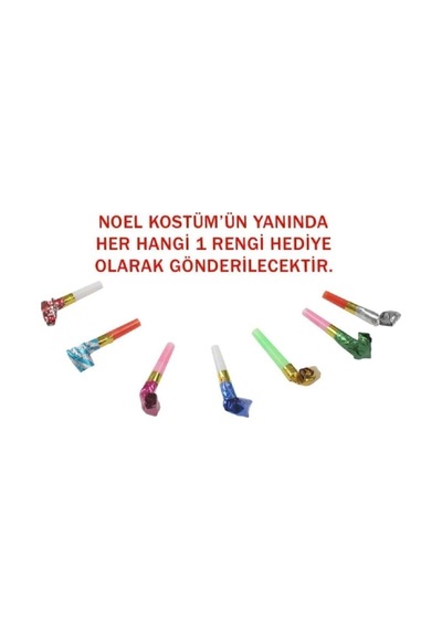 Pazarız Pembecin Bebek Çocuk Noel Baba Yılbaşı Kostüm Kırmızı