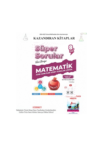 Nartest 8. Sınıf Altın Süper Sorular Matematik