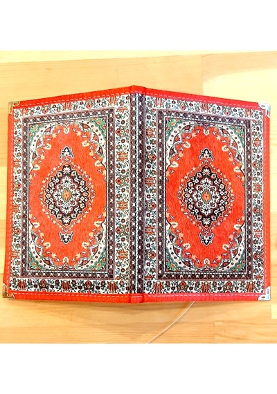 14 X 20 A5 Biyeli Otantik Kadife Kaplı Çizgili Defter N11.2831