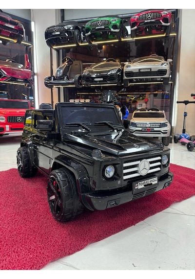 Poyraz Akülü Brabus 12v Akülü Araba 0-6yaş Özel Plaka Siyah