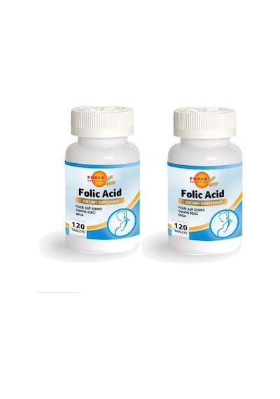 Force Nutrition Folic Acid Folik Asit 2 x 120 Tablet