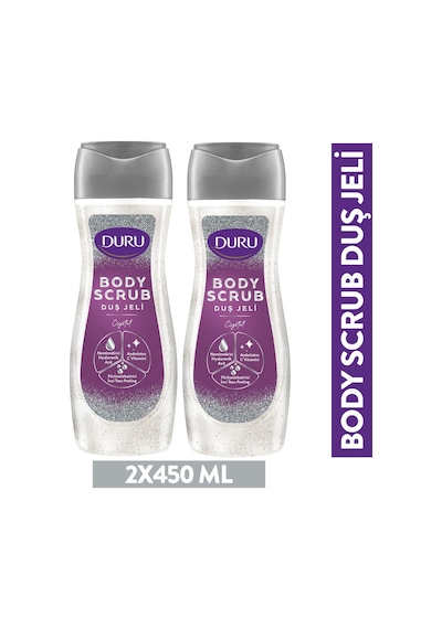 Duru Body Scrub Crystal Duş Jeli 2 x 450 ML