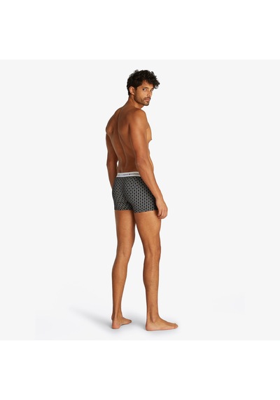 Tommy Hilfiger 3 Parça Trunk Print Erkek Gri/haki/lacivert Boxer 026 Um0um02768 Gri