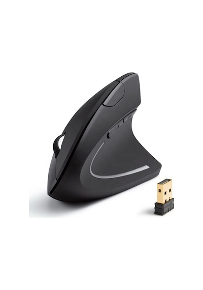 Cloody Dikey Ergonomik Kablosuz Mouse (Şarjlı)