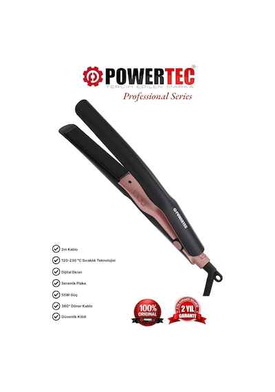 Powertec TR-2810 Seramik Saç Düzleştirici