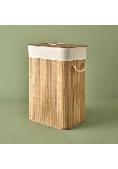 Bella Maison Fonte Bambu Çamaşır Sepeti Naturel 40 x 30 x 61 CM