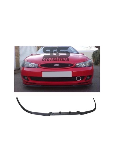 Ford Contour Cupra R Uyumlu Ön Lip Mat Siyah Ön Tampon Lip (Sts Oto Aksesuar) (01)