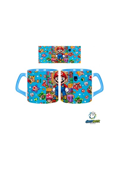 Ghostbastır Design Super Mario Kupa Bardak Tek Adet 1082 çok renkli