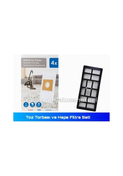 Beko Uyumlu Bks 3210 Eco Sphere Toz Torbası Ve  Hepa Filtre Seti