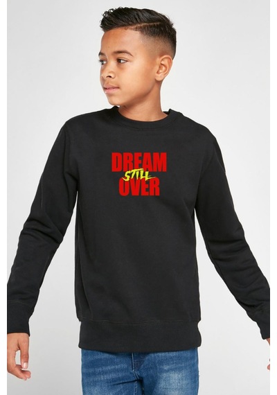 Tshirthane Dream Still Over Siyah Çocuk 2ip Sweatshirt 001 Siyah
