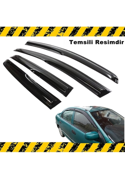 Mazda 323 Familia Mügen Cam Rüzgarlığı 1996-1999 Arası 4Lü N11.9944