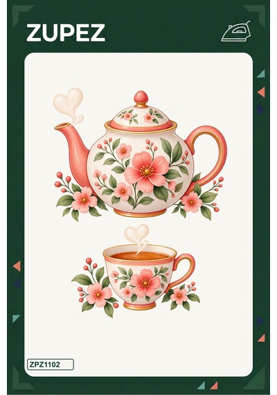Annemle Çay Saati 19x25 Cm Ütüyle Uygulanan Baskı Zpz1102 - 928156721