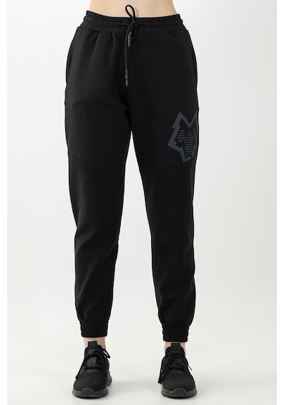 Maraton Sportswear Comfort Kadın Dönüşlü Paça Basic Siyah-siyah Pantolon 22028-siyah-siyah Siyah - Siyah