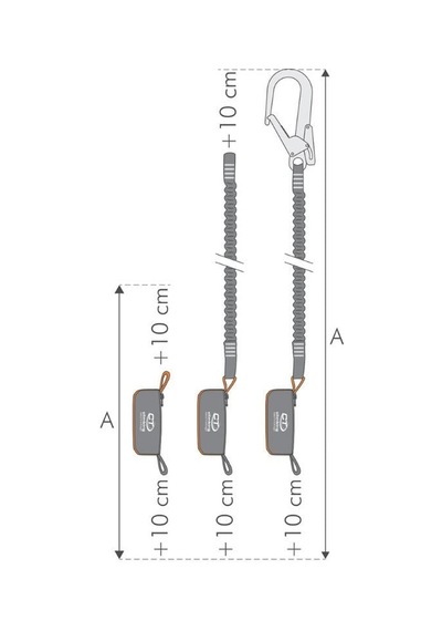 Climbing Technology Şok Emici Y-L Flex-ABS 140 cm Çok Renkli