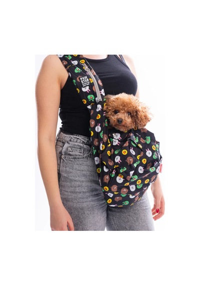 Pawstar Osaka Smile Crossbody Küçük Irk Köpek Çapraz Taşıma Çantası
