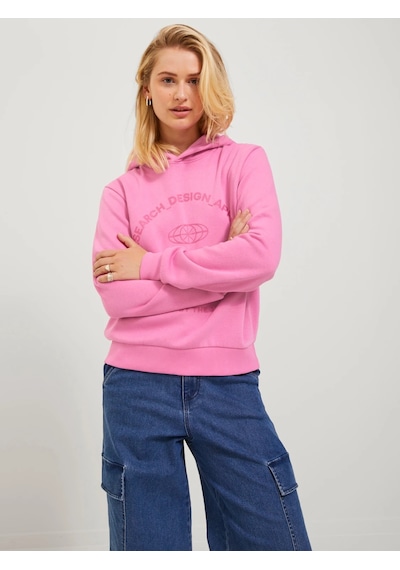 Jjxx Kapüşonlu Rahat Kesim Pembe Kadın Sweatshirt 12250183 001