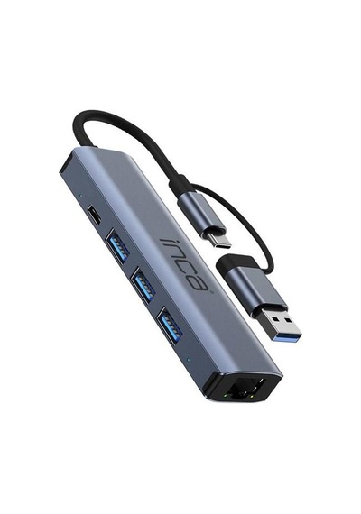 Inca Iutp-5t Gigabit Usb Çoklayıcı Usb 3.0,typec Ethernet