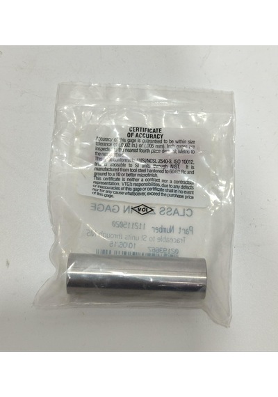 Vermont Gage Çelik Pin Kontrol Eşi 15,02mm