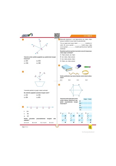 Nitelik Görev 5. Sınıf Matematik 36 Haftalık Çalışma Föyü 3083