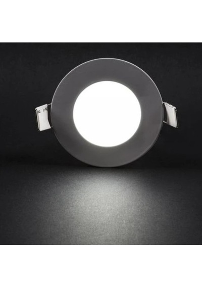 6 Watt Slim Yuvarlak Panel Led Spot Armatür Driverli - Beyaz