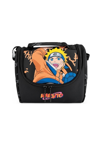 Naruto Termoslu Beslenme Çantası Çocuk Okul Yemek Çantası Günlük Kullanım 24x22x10 Cm Çok Renkli