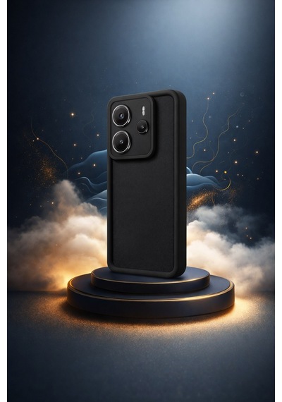 Mi Redmi Note 14 Uyumlu Kamera Çıkıntılı Mat Silikon Telefon Kılıfı Resimdeki