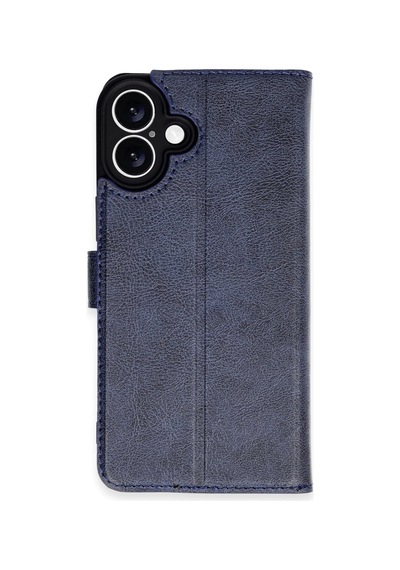 Gld-spt- Newface Apple Uyumlu iPhone 16 Plus Kılıf Trend S Plus Kapaklı Kılıf - Lacivert