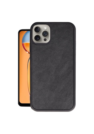 Apple iPhone Uyumlu 15 Pro Max Kılıf Aras Deri Kapak - Siyah Bzsxx00 1