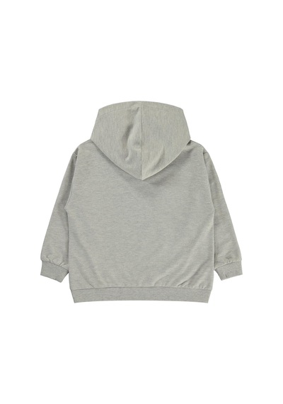 Civil Boys Basic Kapşonlu 6-9 Yaş Sweatshirt - Gri Grimelanj