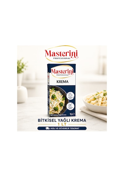 Yemek Ve Soslara Özel Bitkisel Krema 1l