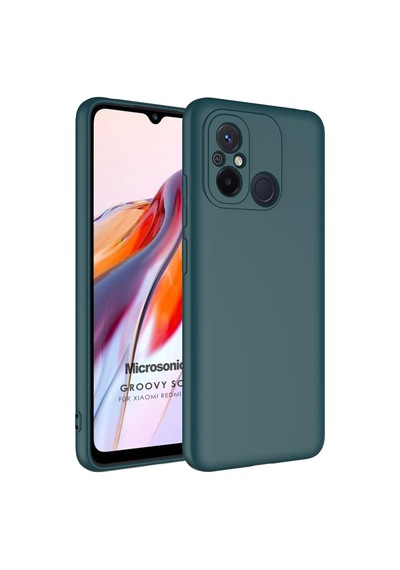 Microsonic Xiaomi Redmi 12C Kılıf Groovy Soft