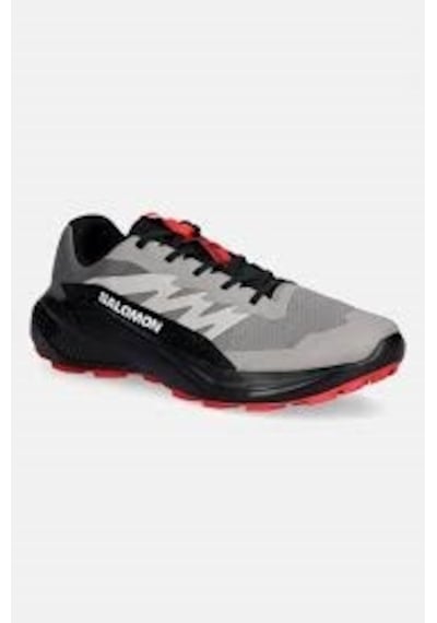 Salomon Alphaglıde Cloudburst/black/fiery Red Erk Patika Koşusu Ayakkabısı L48000800 Gri