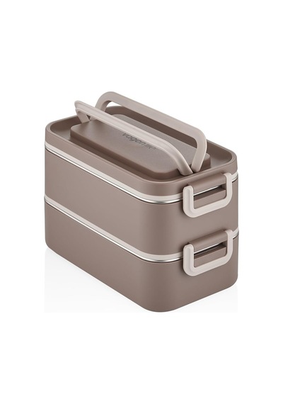 Vagonlife 2000 Ml 2 Kat Paslanmaz Çelik Çorba Kaseli Bento Lunch Box Yeni Nesil Sefer Tası -fflbox01029 Genel