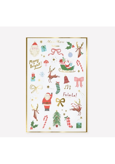 Meri Meri - Christmas Mix Geçici Dövmeler